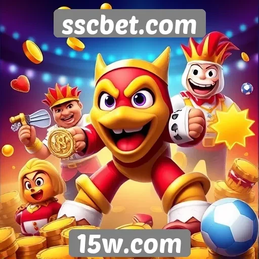 Variedade de jogos disponibilizados na plataforma sscbet.com